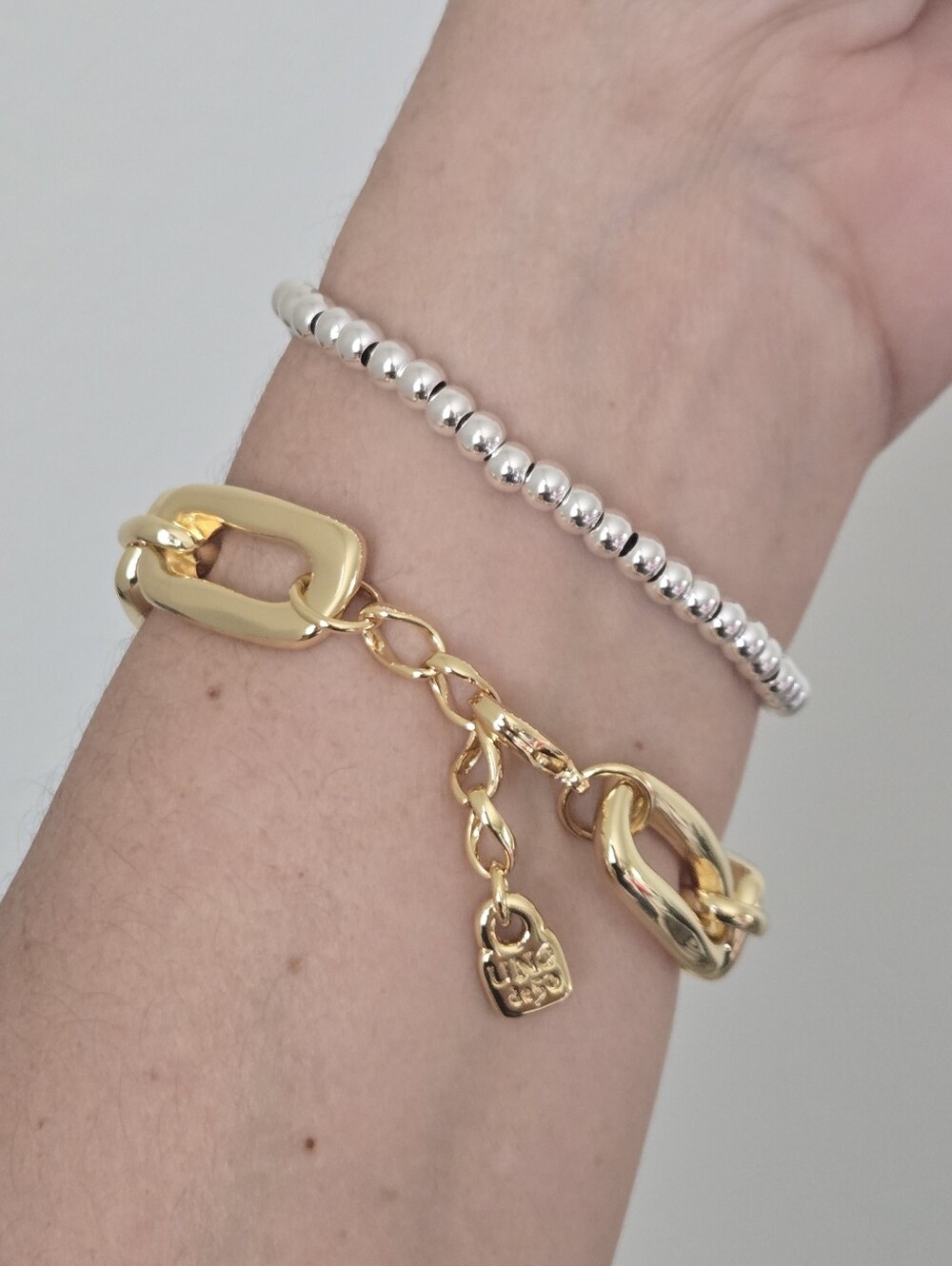 Uno De 50 • ABANADO • Gold Plated Link Bracelet - Picture 12 of 12